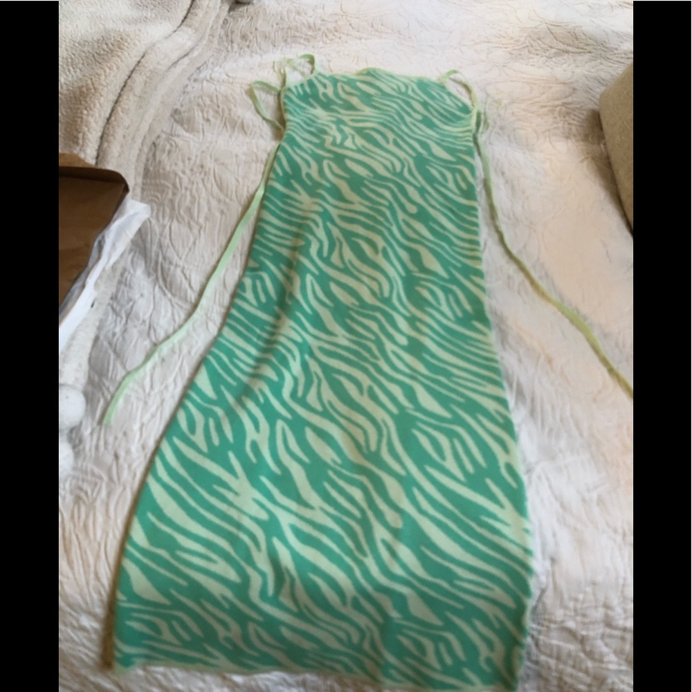 RARE Zara Midi Jacquard Knit Animal Print Dress, NWT